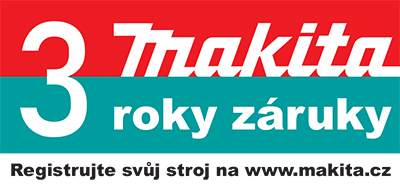 Makita záruka 3 roky